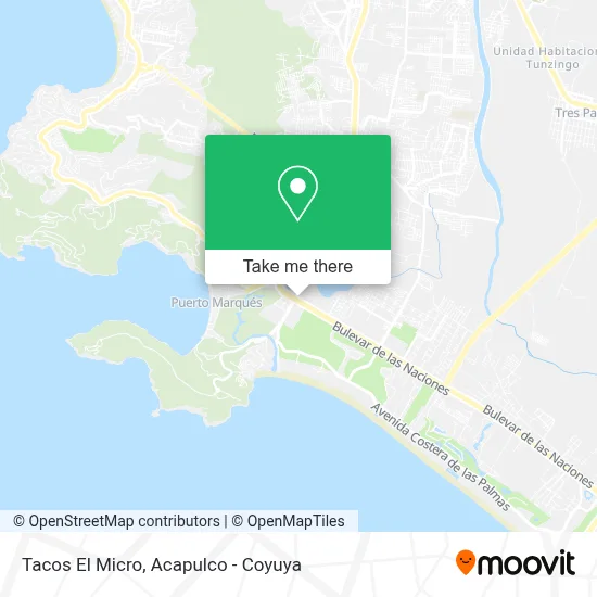 Tacos El Micro map