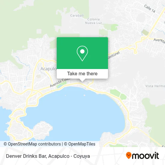 Denver Drinks Bar map
