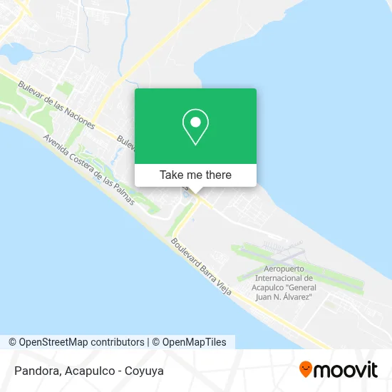 Pandora map
