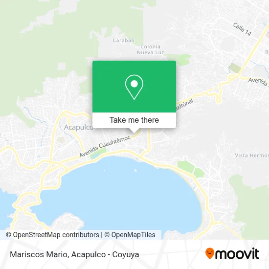 Mariscos Mario map