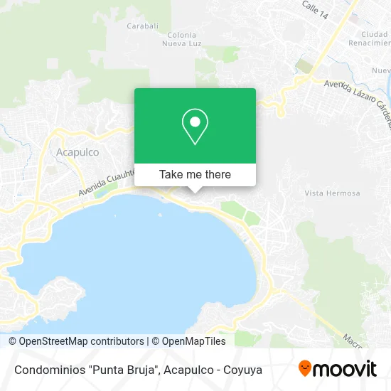 Condominios "Punta Bruja" map