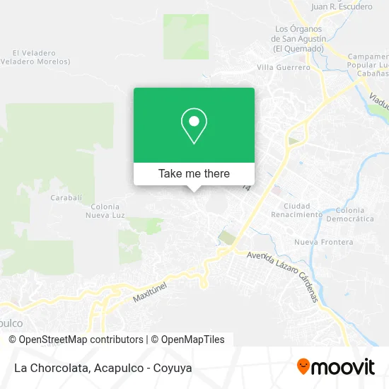 La Chorcolata map