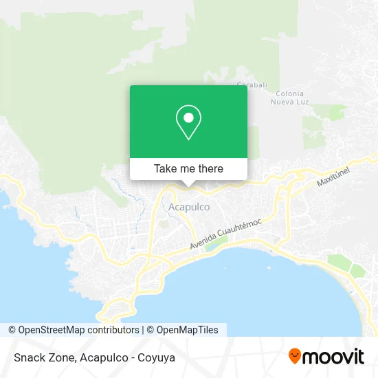 Snack Zone map
