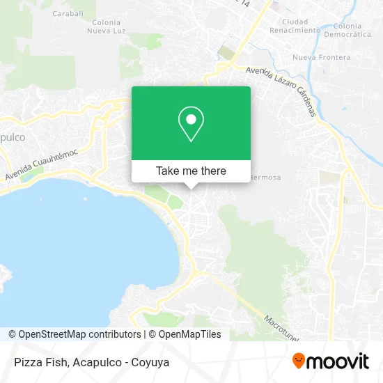 Pizza Fish map