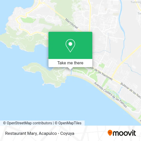 Restaurant Mary map