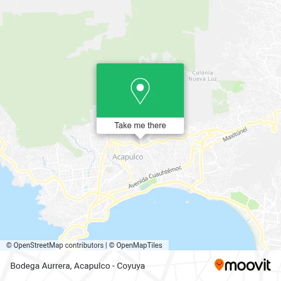 Bodega Aurrera map