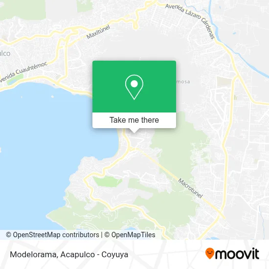Modelorama map