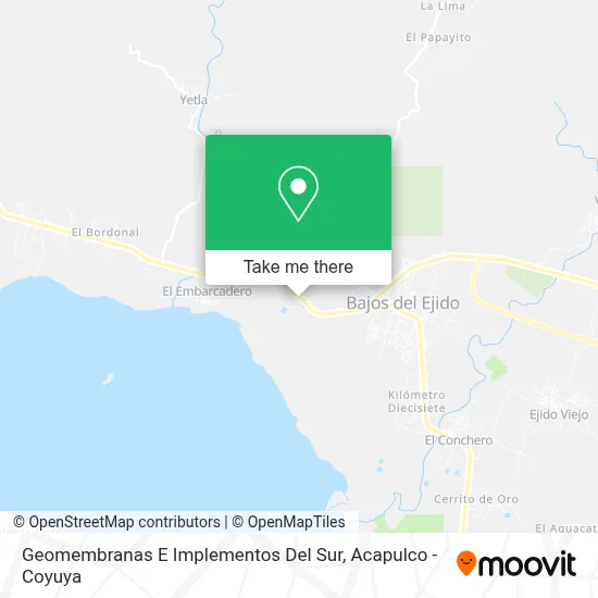 Geomembranas E Implementos Del Sur map