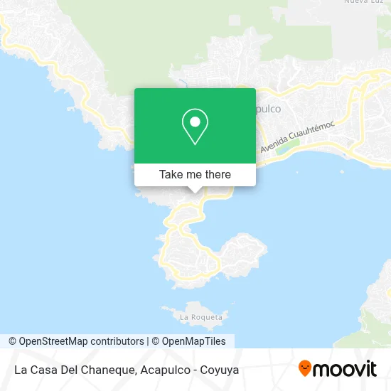 La Casa Del Chaneque map