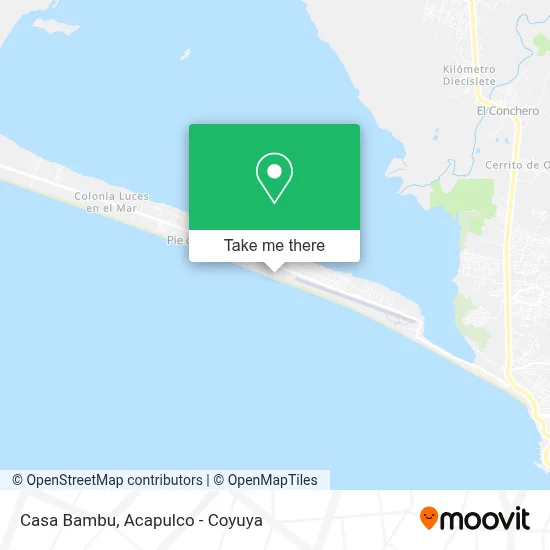 Casa Bambu map