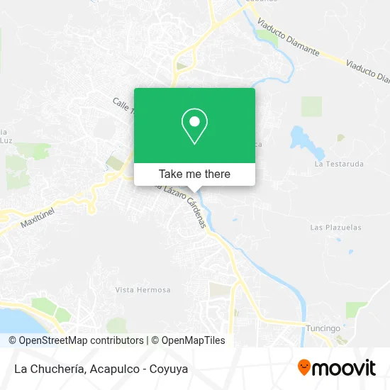 La Chuchería map