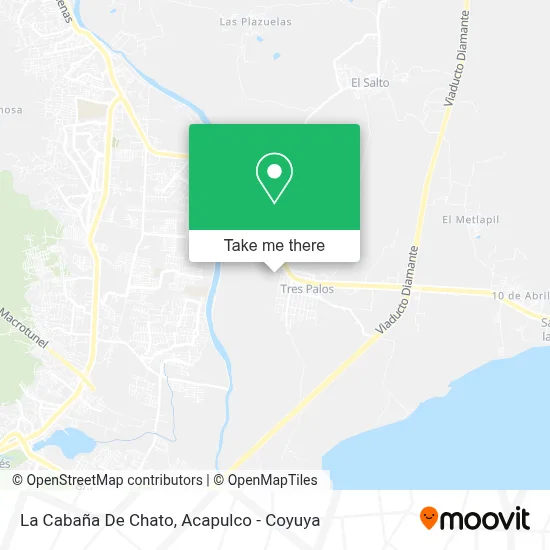 La Cabaña De Chato map