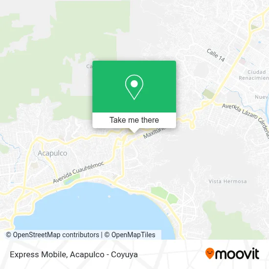 Express Mobile map