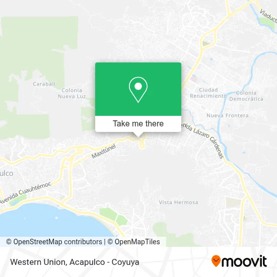 Western Union map
