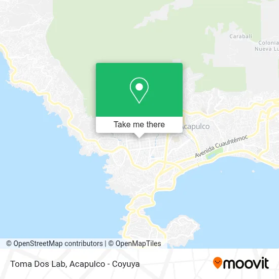 Toma Dos Lab map