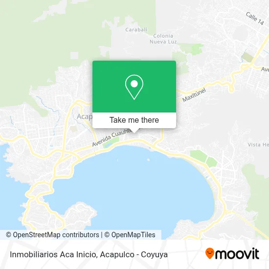 Inmobiliarios Aca Inicio map