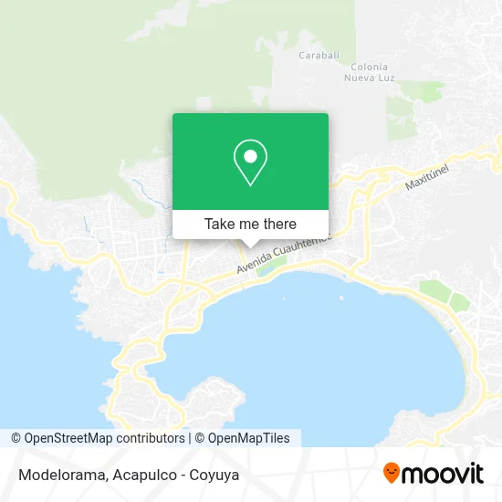 Modelorama map