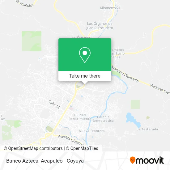 Banco Azteca map