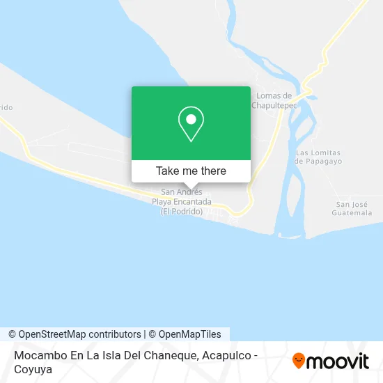 Mocambo En La Isla Del Chaneque map