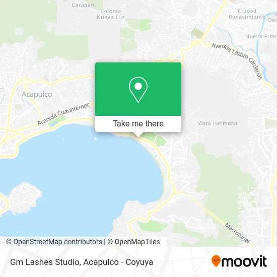 Gm Lashes Studio map