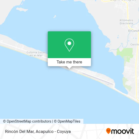 Rincón Del Mar map