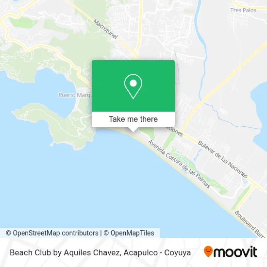 Beach Club by Aquiles Chavez map