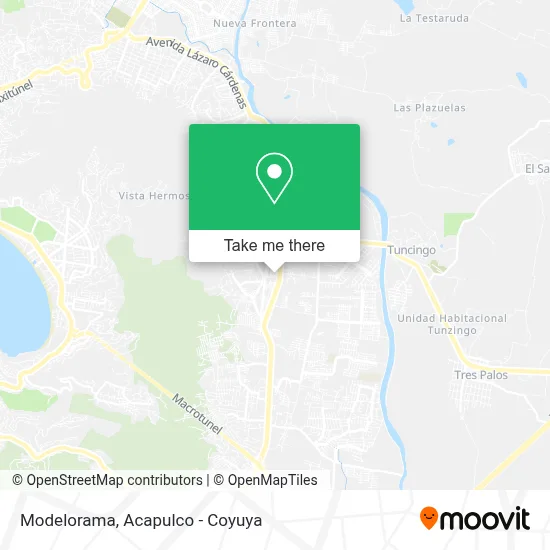 Modelorama map