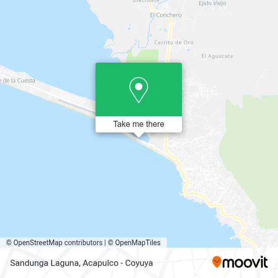 Sandunga Laguna map