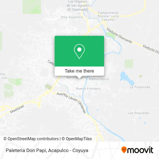 Paleteria Don Papi map