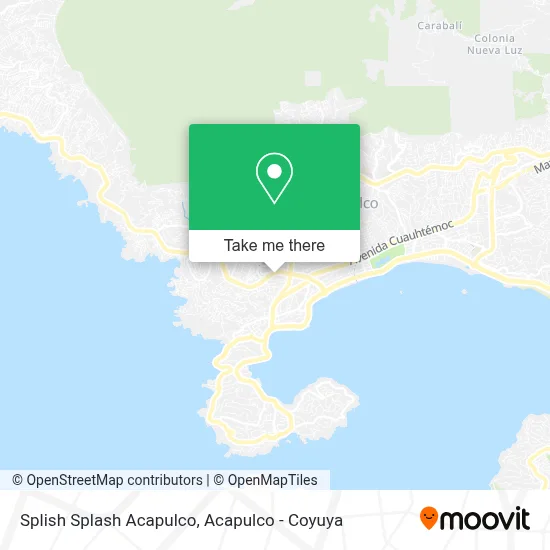 Splish Splash Acapulco map