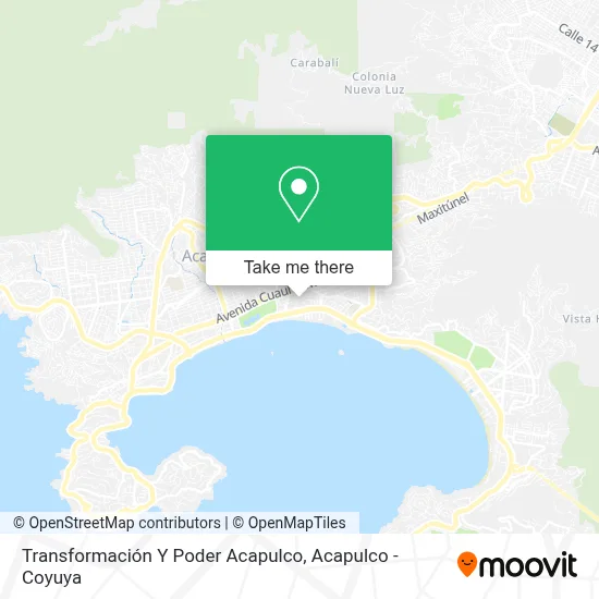 Transformación Y Poder Acapulco map