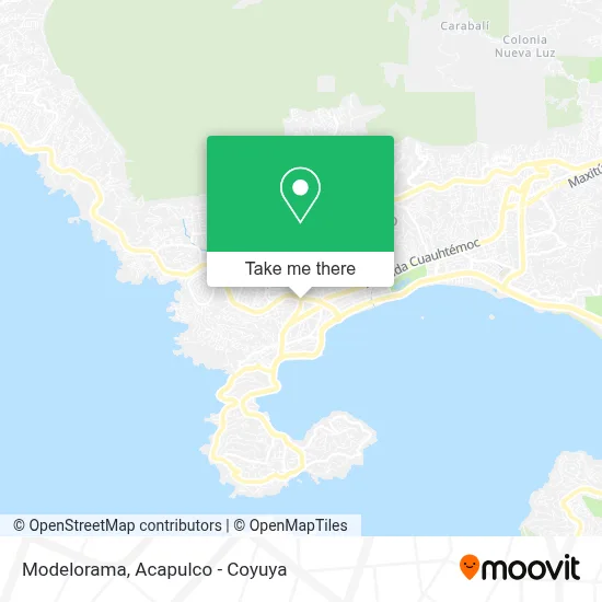 Modelorama map