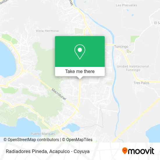 Radiadores Pineda map