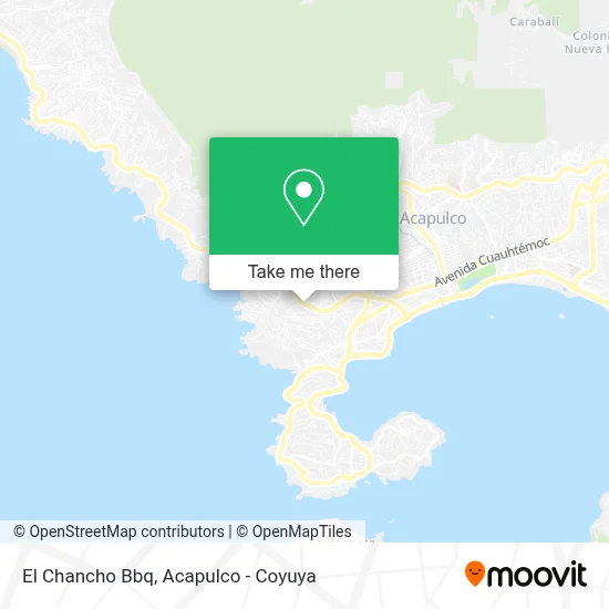 El Chancho Bbq map