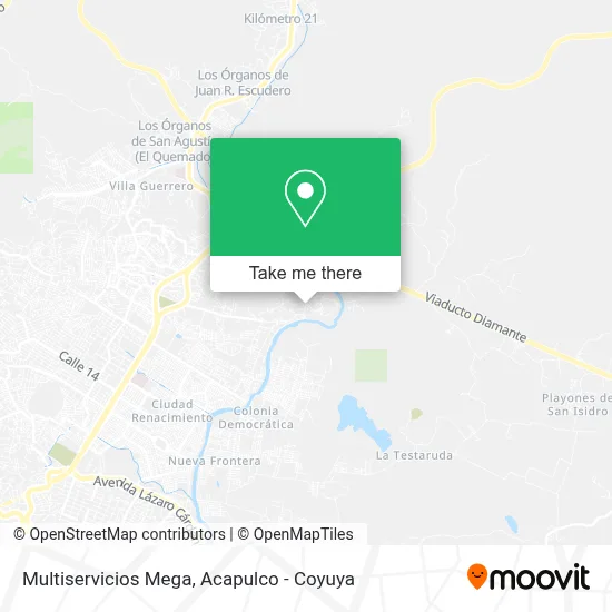 Multiservicios Mega map