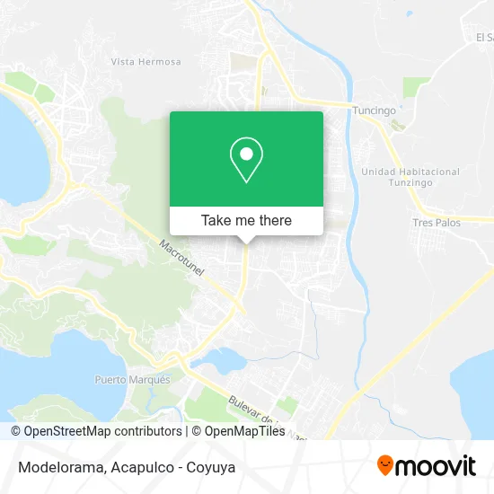 Modelorama map