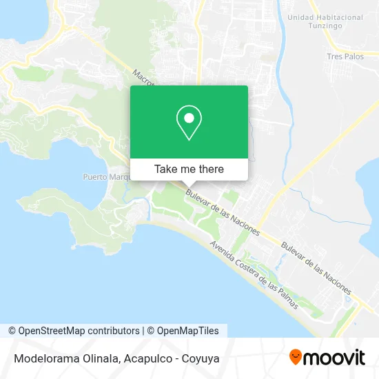 Modelorama Olinala map