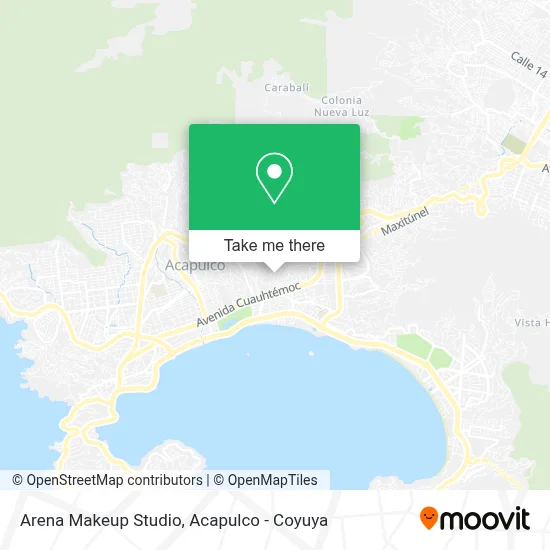 Arena Makeup Studio map