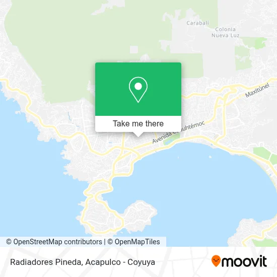Radiadores Pineda map
