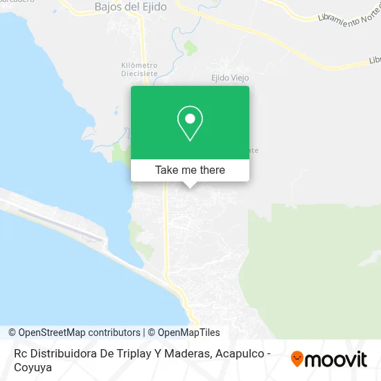 Rc Distribuidora De Triplay Y Maderas map
