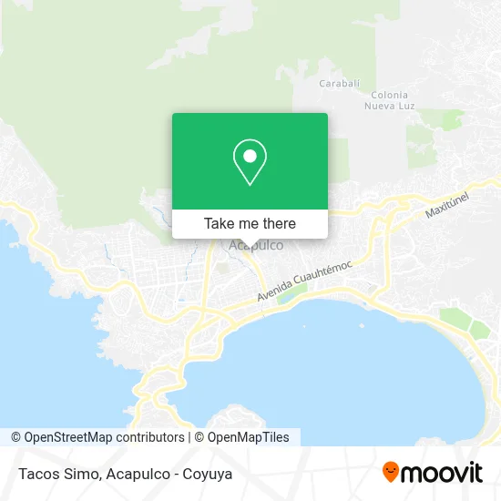Tacos Simo map