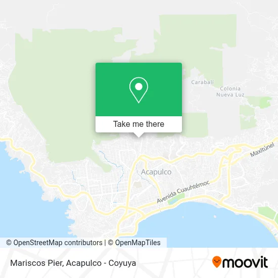Mariscos Pier map
