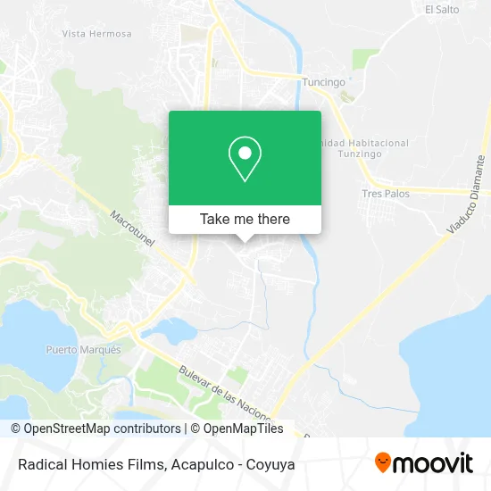 Radical Homies Films map