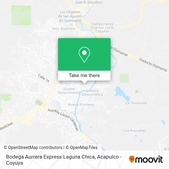 Bodega Aurrera Express Laguna Chica map