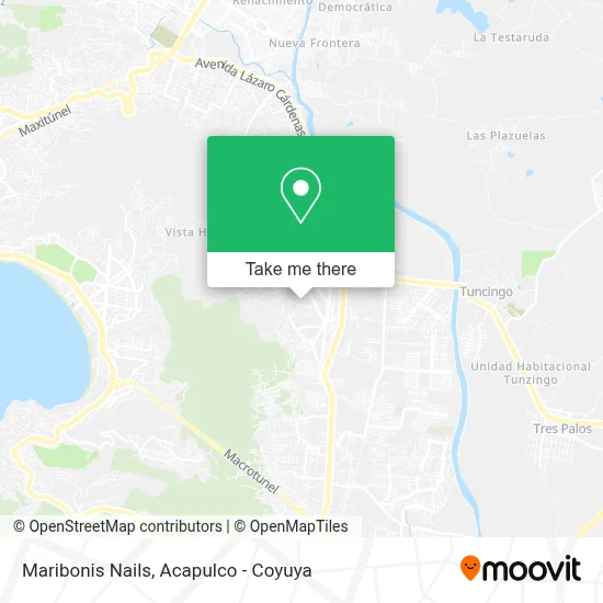 Maribonis Nails map