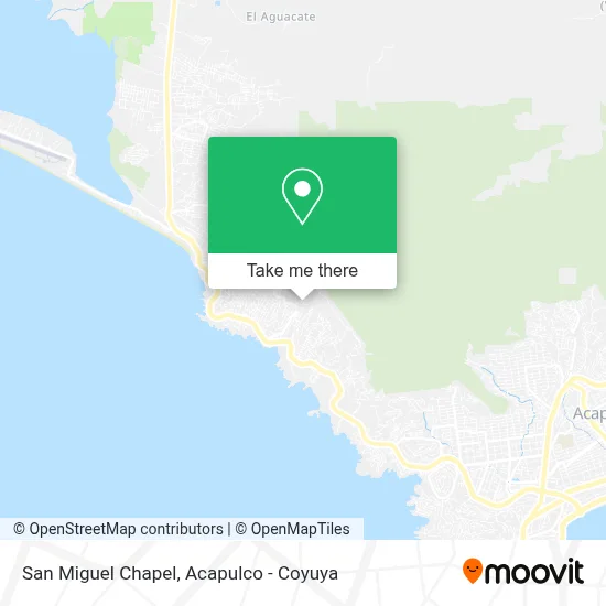 San Miguel Chapel map