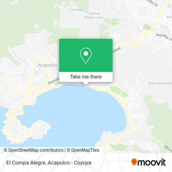 El Compa Alegre map