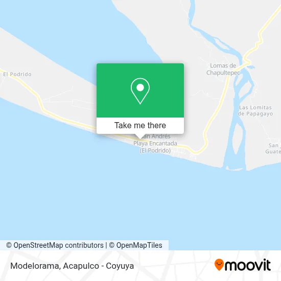 Modelorama map