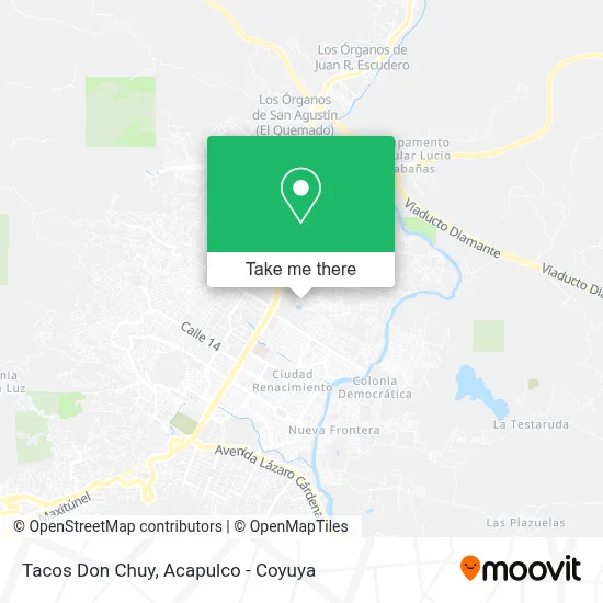 Tacos Don Chuy map