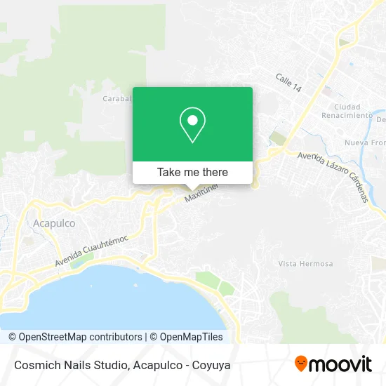 Cosmich Nails Studio map